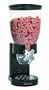 Zevro Single Dry Food Dispenser, Black/Chrome