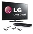 LG 55LW5300 55-Inch 1080p 120Hz Cinema 3D LED-LCD HDTV with 3D Blu-ray Player and Four Pairs of 3D Glasses