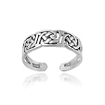 SAVE $15.01 - Sterling Silver Irish Celtic Knot Toe Ring $4.99