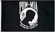 POW MIA Original Flag - 3 foot by 5 foot Polyester (NEW)