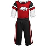 Nike Arkansas Razorbacks Infant Cardinal-Black Creeper & Fleece Sweatpants 2-Piece Gift Set