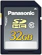 Panasonic RP-SDRB32GAK 32GB Class 10 SDHC Memory Card