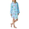 Nick & Nora&reg; Womens Flannel Sleepshirt - Blue Winter Wonderland