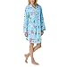 Nick & Nora® Womens Flannel Sleepshirt - Blue Winter Wonderland XXL