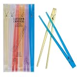 reuseable acrylic COLORFUL clothes pin chop sticks Translucent Clothespin Chopsticks (set of 6 pairs) EASY TO USE