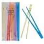reuseable acrylic COLORFUL clothes pin chop sticks Translucent Clothespin Chopsticks (set of 6 pairs) EASY TO USE