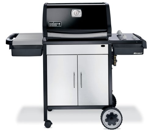 Weber 3711001 Spirit E-210 Propane Gas Grill, Black