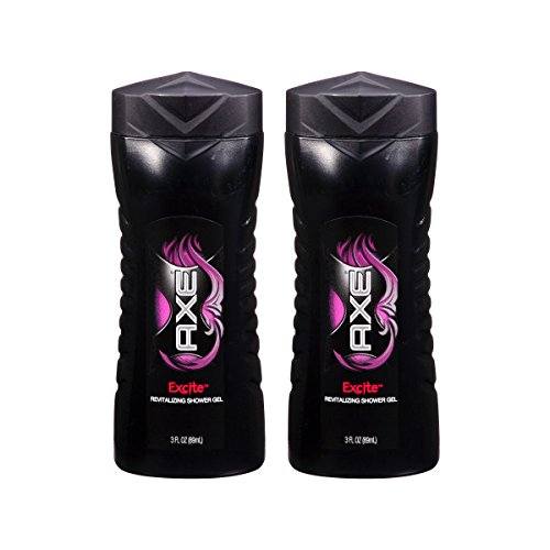 AXE Excite, Revitalizing Shower Gel, 3 Fl Oz (89ml) - 2 Pack