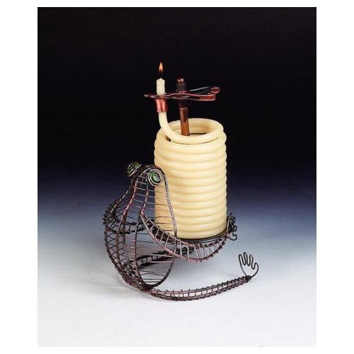 Eclipse Candle by the Hour - 40 Hour Frog Stand Bees Wax Candle