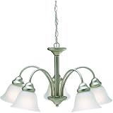 Wynberg Chandelier in Brushed Nickel