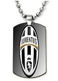 Juventus Soccer Team logo Color Dogtag Necklace w/Chain and Giftbox