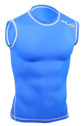 Sub Sports DUAL Men's Compression Baselayer Sleeveless Top - XX-Large, Royal