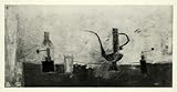 IMAGE OF 1953 Print Philippe Bonnet Still Life Container Vase Bottle Perfume Desk Paris - Original Halftone Print