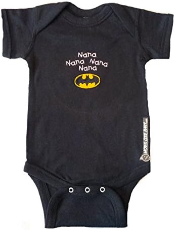 WICKED COOL BABY's Nana Nana Nana Nana Batman 6m black