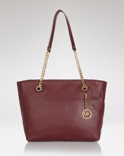 Michael Michael Kors Jet Set Chain Large Chain East/west Tote Bordeaux