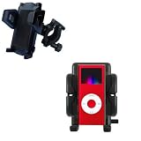 Bike Handlebar Holder Mount System for the Apple iPod Nano - Gomadic Brand