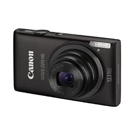 Canon - Ixus 220 HS - Appareil Photo Num�rique - 12,1 Mpix - Noir