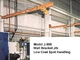 Abell-Howe Wall Mounted Jib Crane. 3 Ton Wall Brackett Jib Crane 20` Span