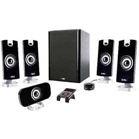Click here to buy Cyber Acoustics CA-5402 Platinum Series High Performance 5.1 Speaker System (Grey).