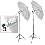 PBL PHOTO STUDIO FLUORESCENT LIGHTING KIT 850 WATTS WITH UMBRELLAS Steve Kaeser Photographic Lighting