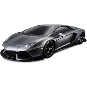 (Grey) Maisto 1 10 R C Lamborghini Aventador LP Full Function RTR RC Car with Rechargeable... from R/C Cars