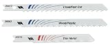 Vermont American 30083 3-Piece Bi-metal U-shank Jig Saw Blade Set