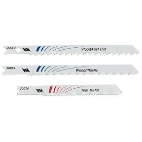 Vermont American 30083 3-Piece Bi-metal U-shank Jig Saw Blade Set by Vermont American