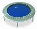 Trampolin Trimilin med, Sprungmatte blau, Randbezug silber