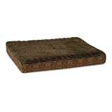 Petmate Orthopaedic Pet Bed, 27 inch by 36 inch, Brown Damask