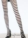 Nylon Striped Costume Tights