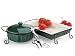 Mayfair & Jackson 5 Piece Spruce Stoneware Buffet Set with Stand 5154SPC