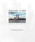September 11, 2001: Attack on New York City