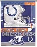 Indianapolis Colts Super Bowl 41 Champions Vertical Banner Flag