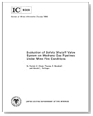 Evaluation of Safety Shutoff Valve System on Methane Gas Pipelines Under Mine Fire Conditions