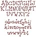 Sizzlits Alphabet Die Set: Bug In A Rug