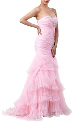Strapless Organza Quinceanera Dress  with a Brush/Sweep Train 