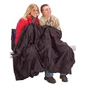 PolarHeat 3-in-1 Heated Stadium Seat/Blanket/Poncho - Black
