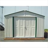 10' x 6' Teton Vinyl Shed - Green Trim Kit: No Foundation Kit