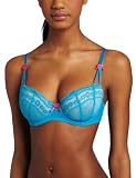 Betsey Johnson Women's Eyelet Lace 3 Section Foam Demi