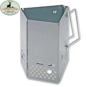 【クリックで詳細表示】キャプテンスタッグ(CAPTAIN STAG) 炭焼き名人 FD火起こし器 大 M-6639