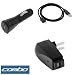 USB Data Cable + USB Car Charger + USB Home Travel Charger for Sprint Palm Pre Smartphone