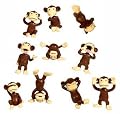 Monkey Figures - Mini Plastic Monkey Figures - Party Favors
