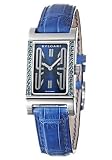 Bulgari RT39C3ST1L Rettangolo Blue Dial Leather Alligator Women's Watch