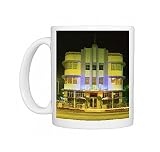 Photo Mugs of The Marlin Hotel illuminated at night, Ocean Drive, Art Deco District, Miami from Robert Harding
