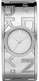 DKNY Logo Cuff with Glitz Silver Dial Women's watch #NY8249