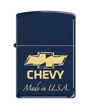 Zippo Limited Chevy Blue Matte Zippo Lighter