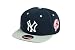 MLB Men's New York Yankees Blockhead Snapback Cap (Navy/Grey, Adjustable)