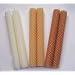 100% Beeswax Candles - One Pair of 8" Tapers in IVORY - (1st pair shown in photo)