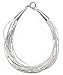 15 Strand Sterling Liquid Silver Bracelet