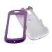 Dark Purple Rubberized Snap On Crystal Hard Case for Sprint Samsung Instinct S30 Cell Phone
